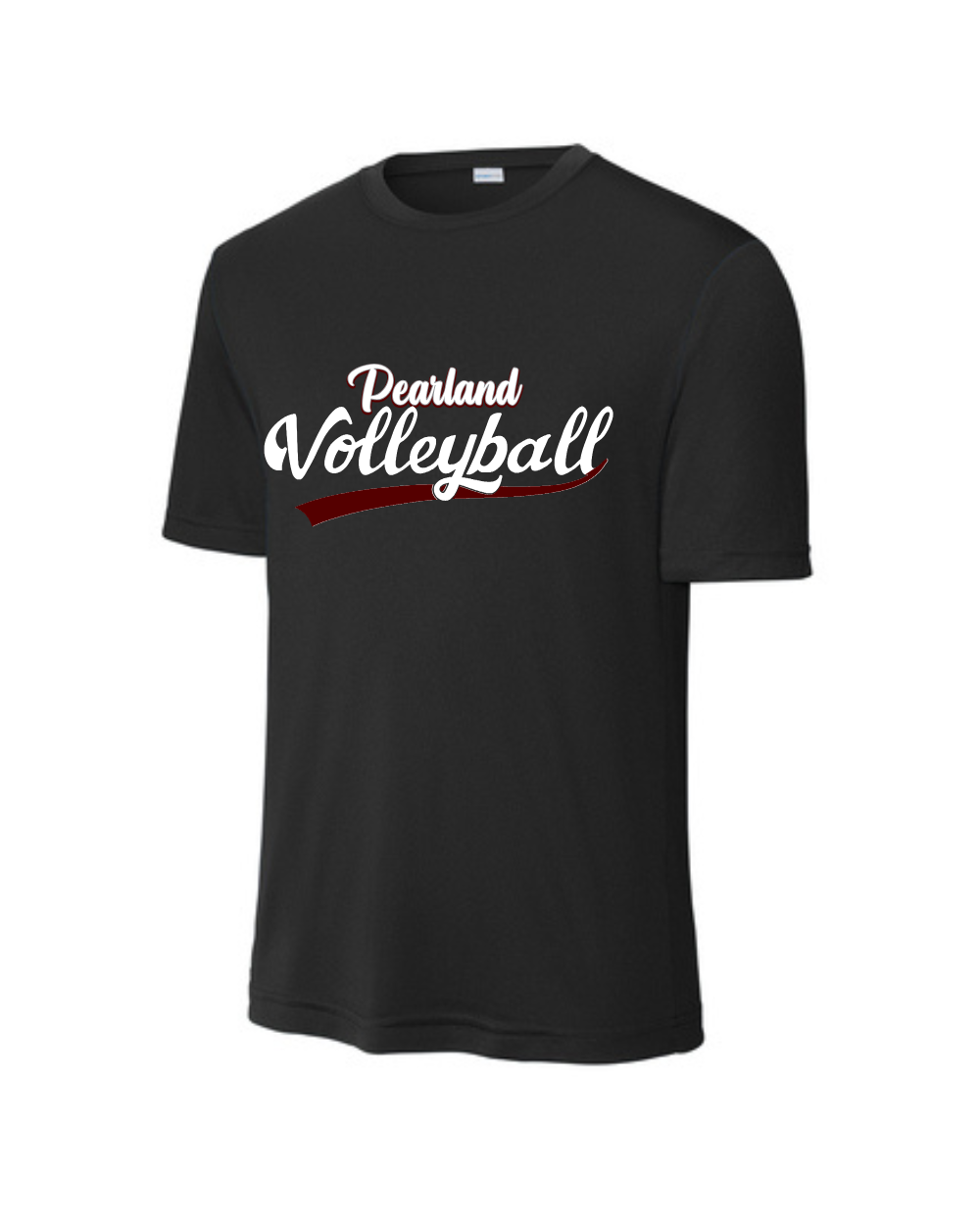 PHS Volleyball-Pearland Volleyball Performance Tee- Black