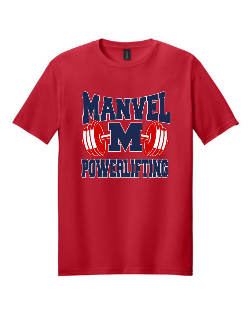 Manvel Powerlifting- Manvel Powerlifting Cotton Tee