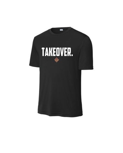 CAT Takeover- Performance Short Sleeve Tee- TAKEOVER CAT