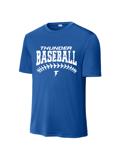 Thunder Baseball- Thunder Baseball Stitches Short Sleeve Performance Tee