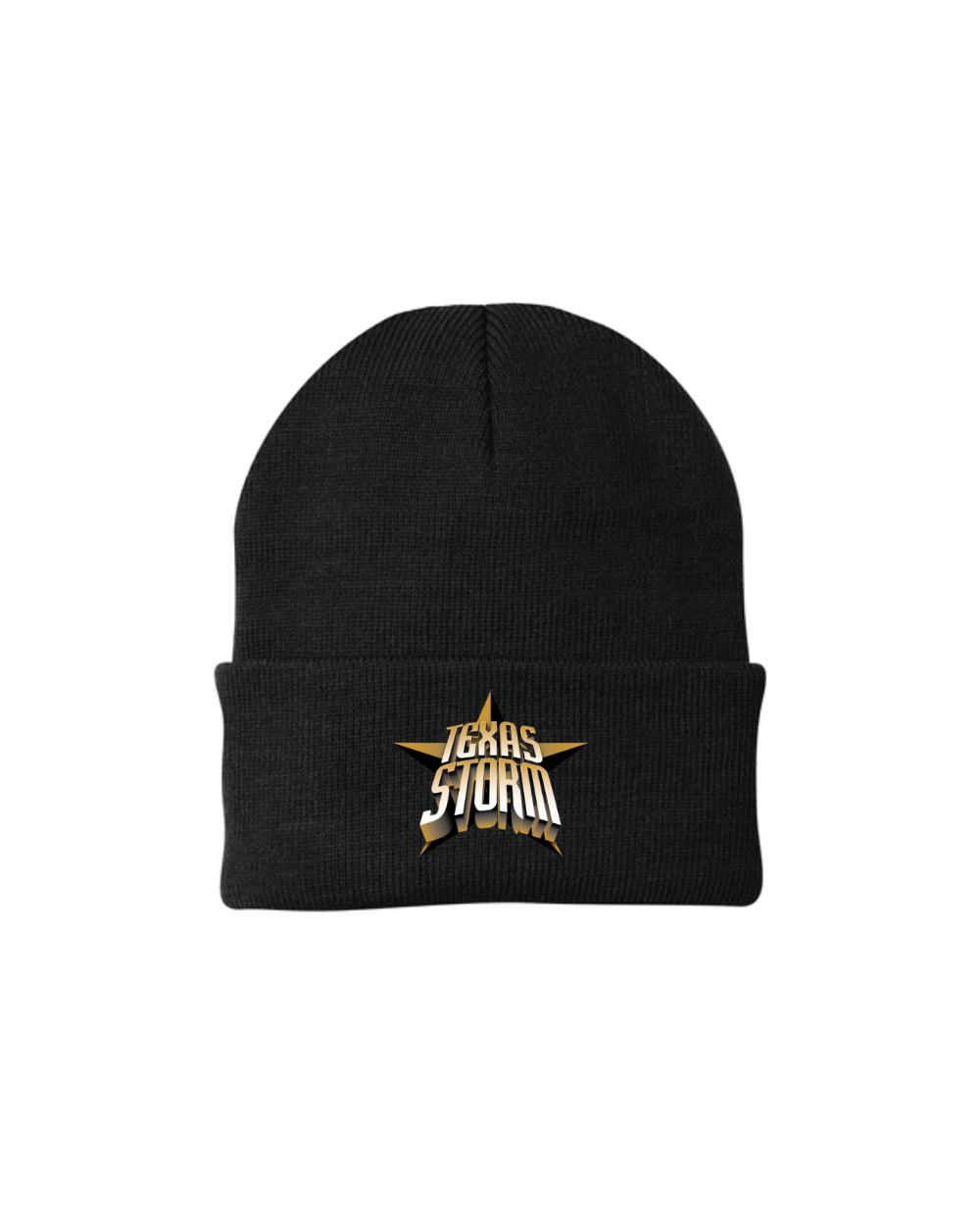 Texas Storm- Embroidered Knit Cap