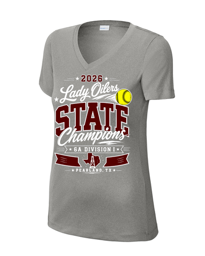 PHS Softball-State Championships Ladies Performance Short Sleeve Tee