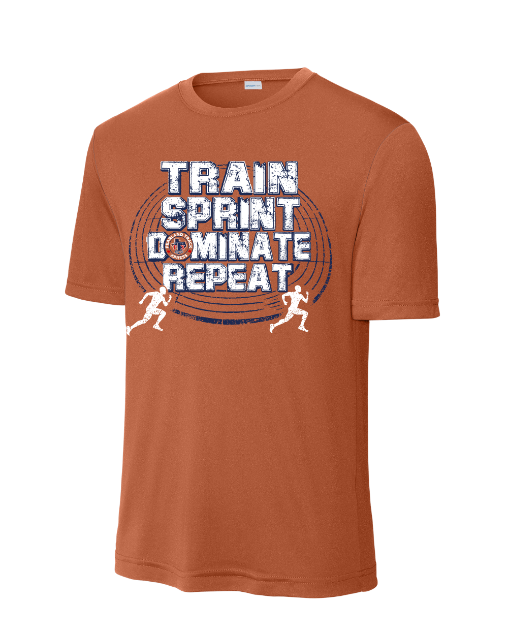 PTX - Train, Sprint, Dominate, Repeat. Performance Tee