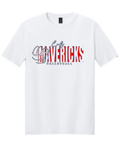 Manvel Volleyball-  Lady Mavericks Cotton Tee