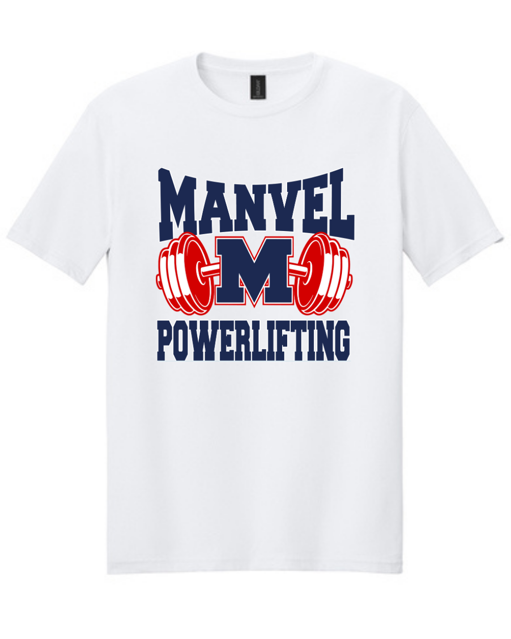 Manvel Powerlifting- Manvel Powerlifting Cotton Tee