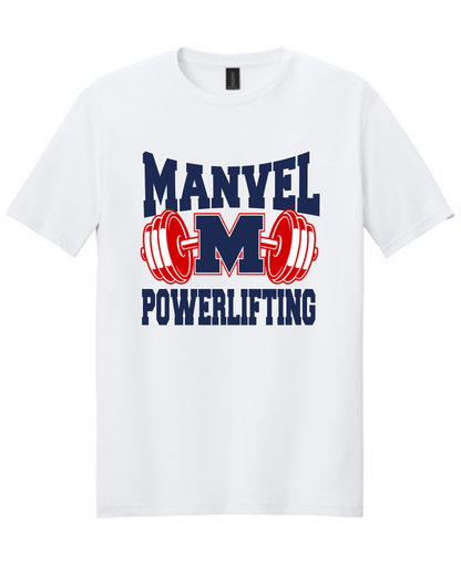 Manvel Powerlifting- Manvel Powerlifting Cotton Tee