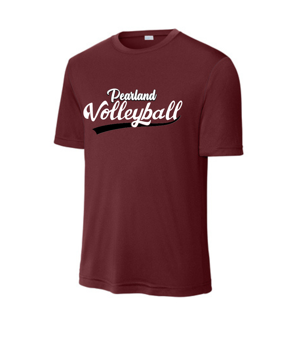 PHS Volleyball-Pearland Volleyball Performance Tee- Maroon