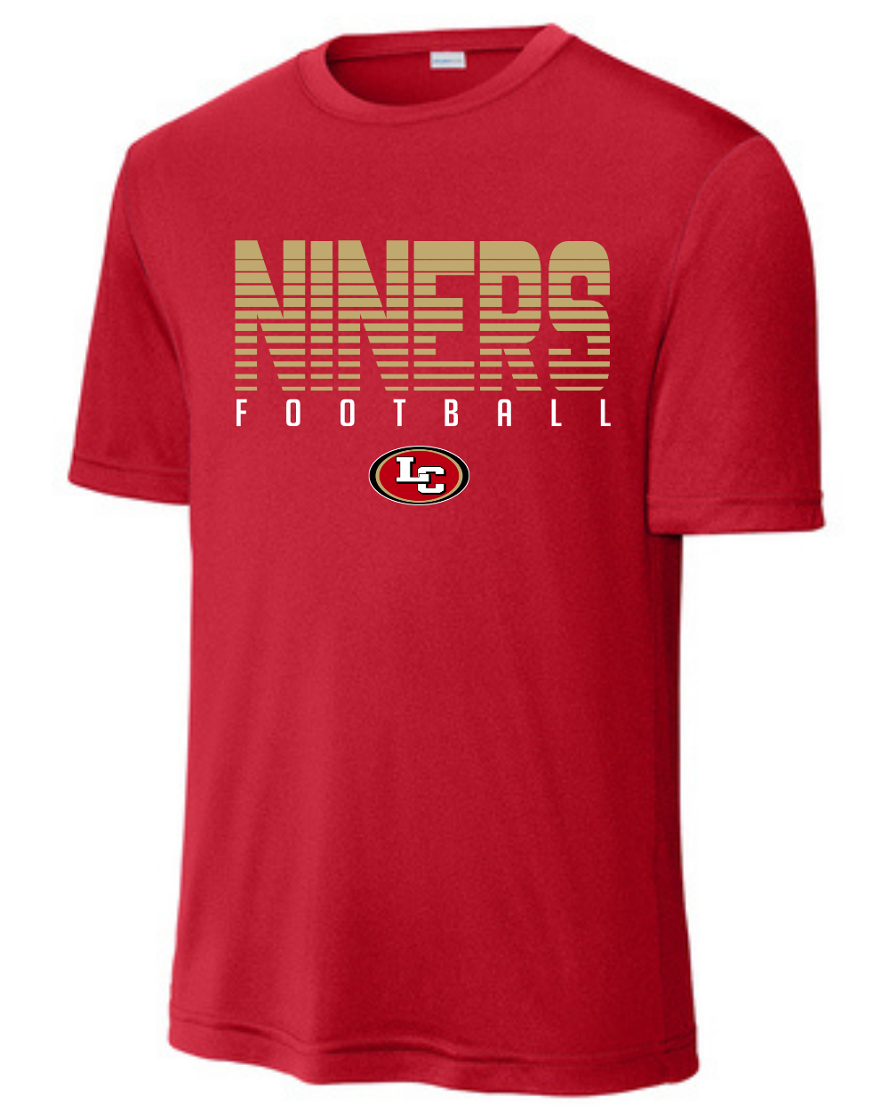 League City 49ers-Legendary NINERS- Performance Tee- Red