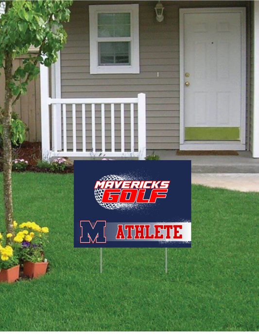 Manvel Golf Yard Sign 2025