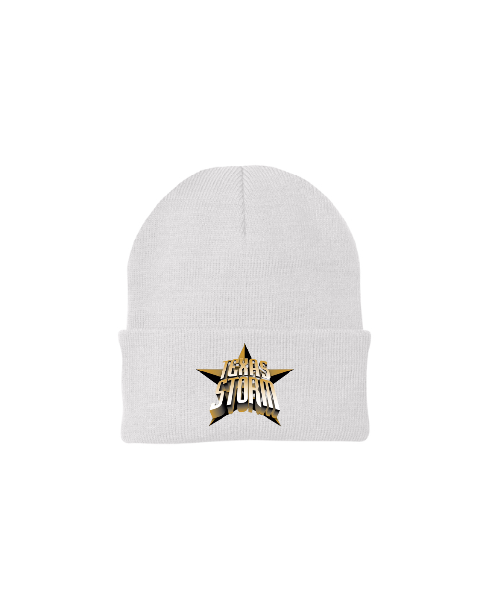 Texas Storm- Embroidered Knit Cap
