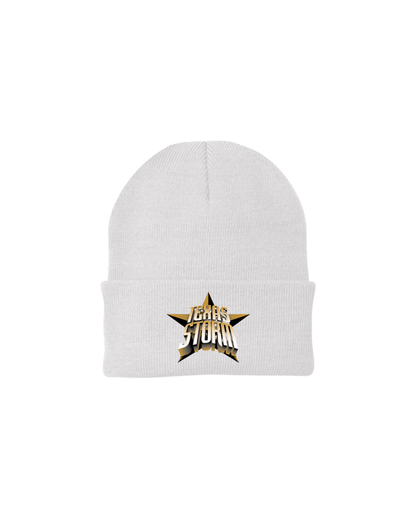 Texas Storm- Embroidered Knit Cap