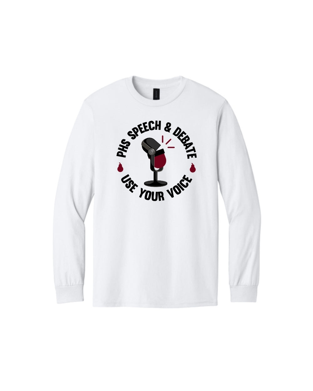 PHS Speech & Debate - Logo Cotton Long Sleeve T-Shirt