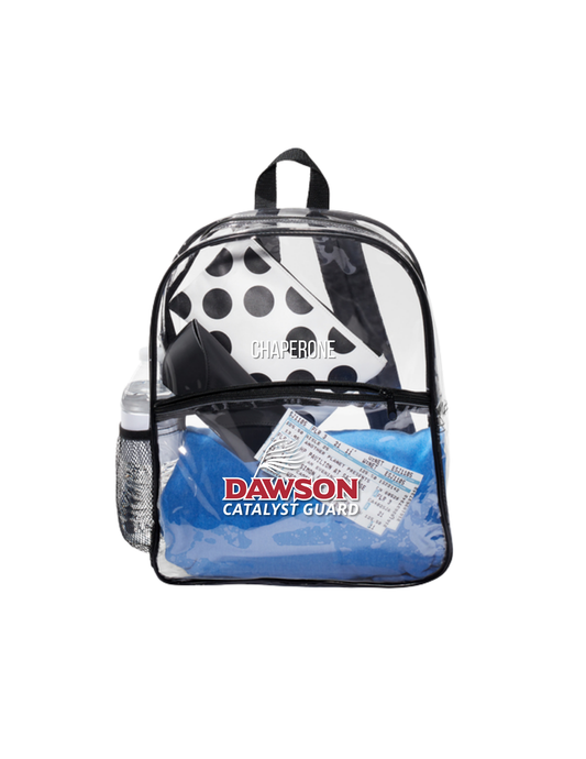 Dawson HS Band - Chaperone Clear Backpack