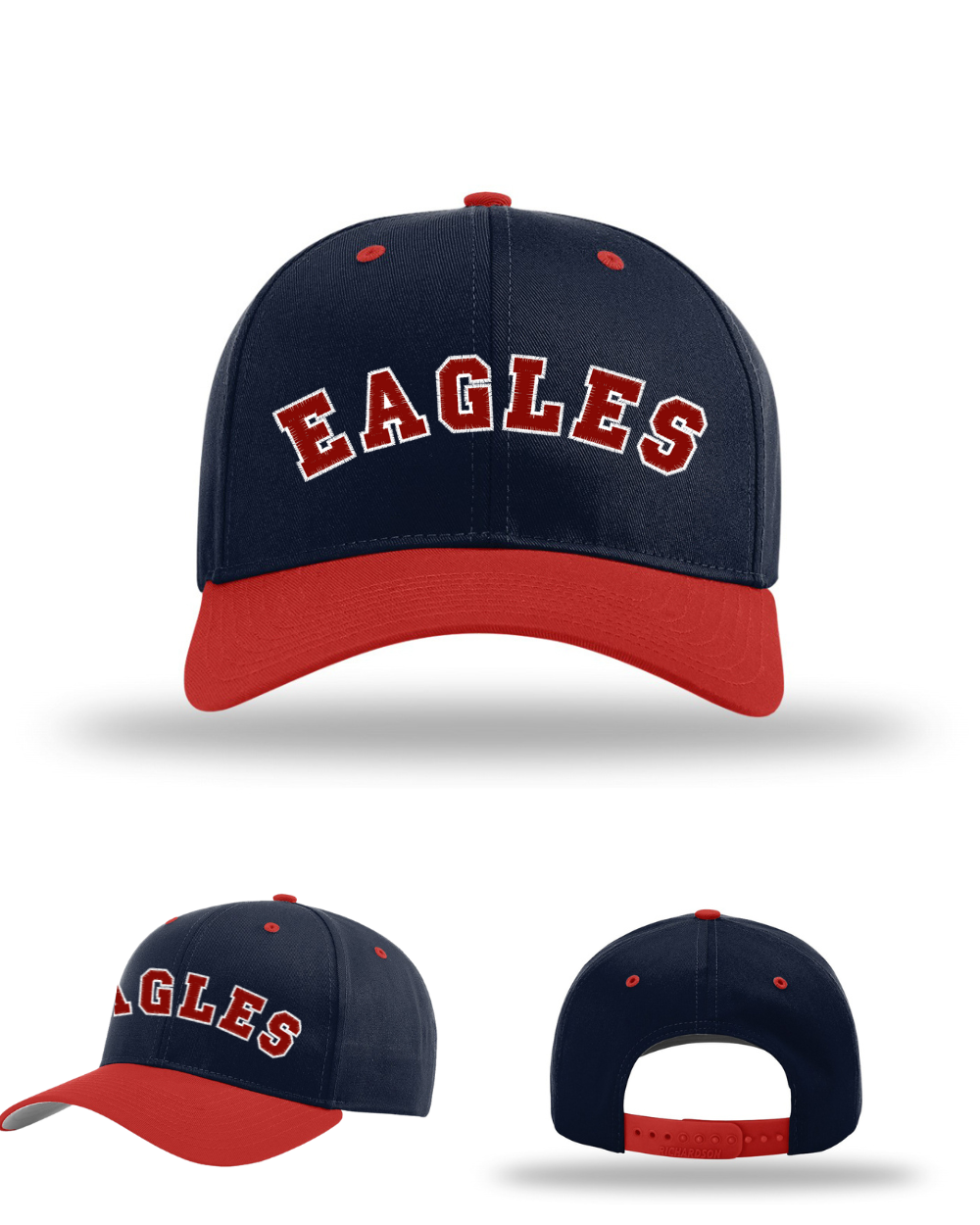 Dawson Baseball- 3D Eagles - Richardson 212 Trucker Hat