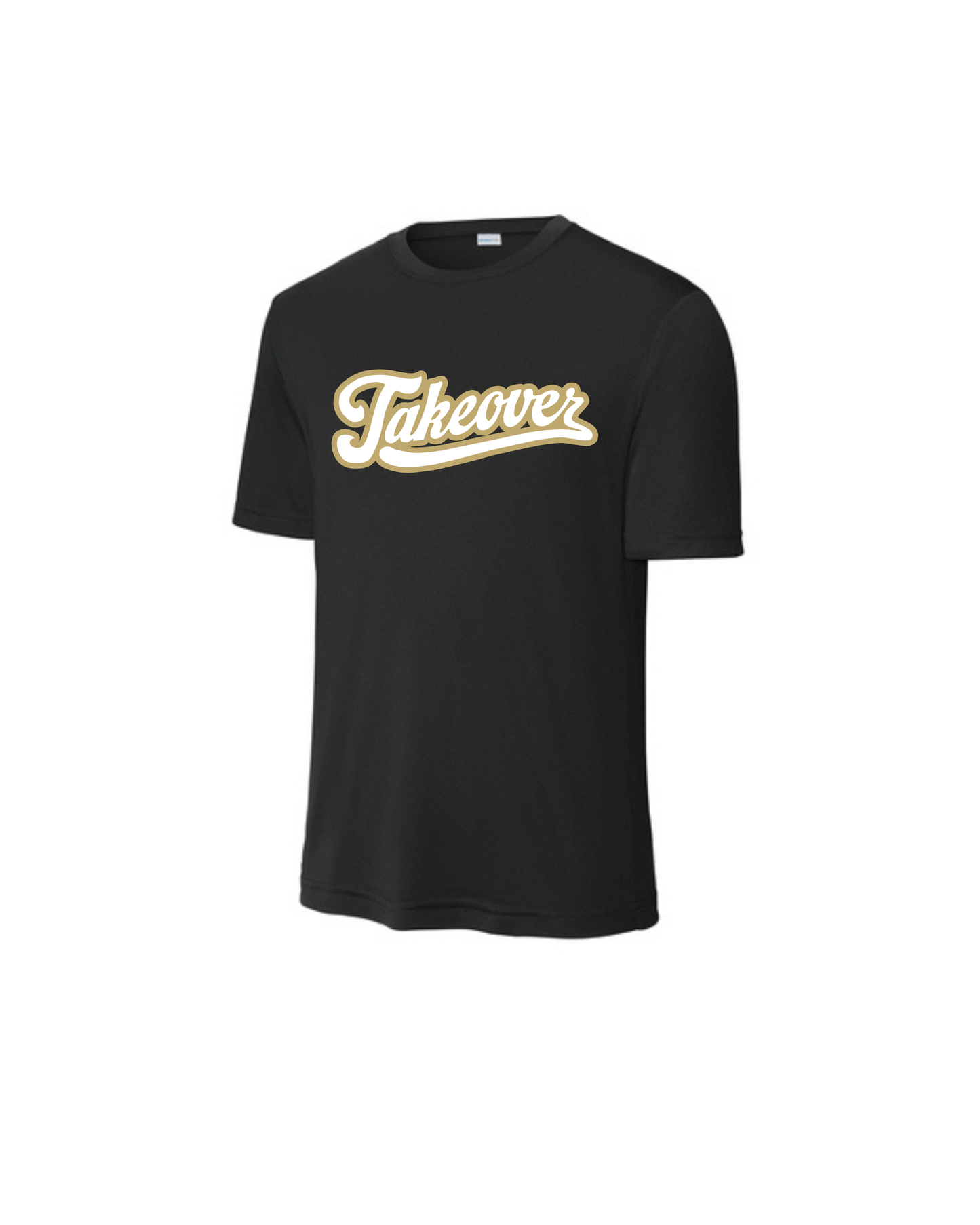 CAT Takeover- Performance Short Sleeve Tee- Cursive Takeover