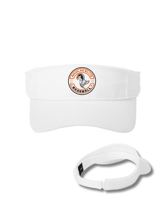 Aguilas Elite- Aguilas Baseball Embroidered Visor - White