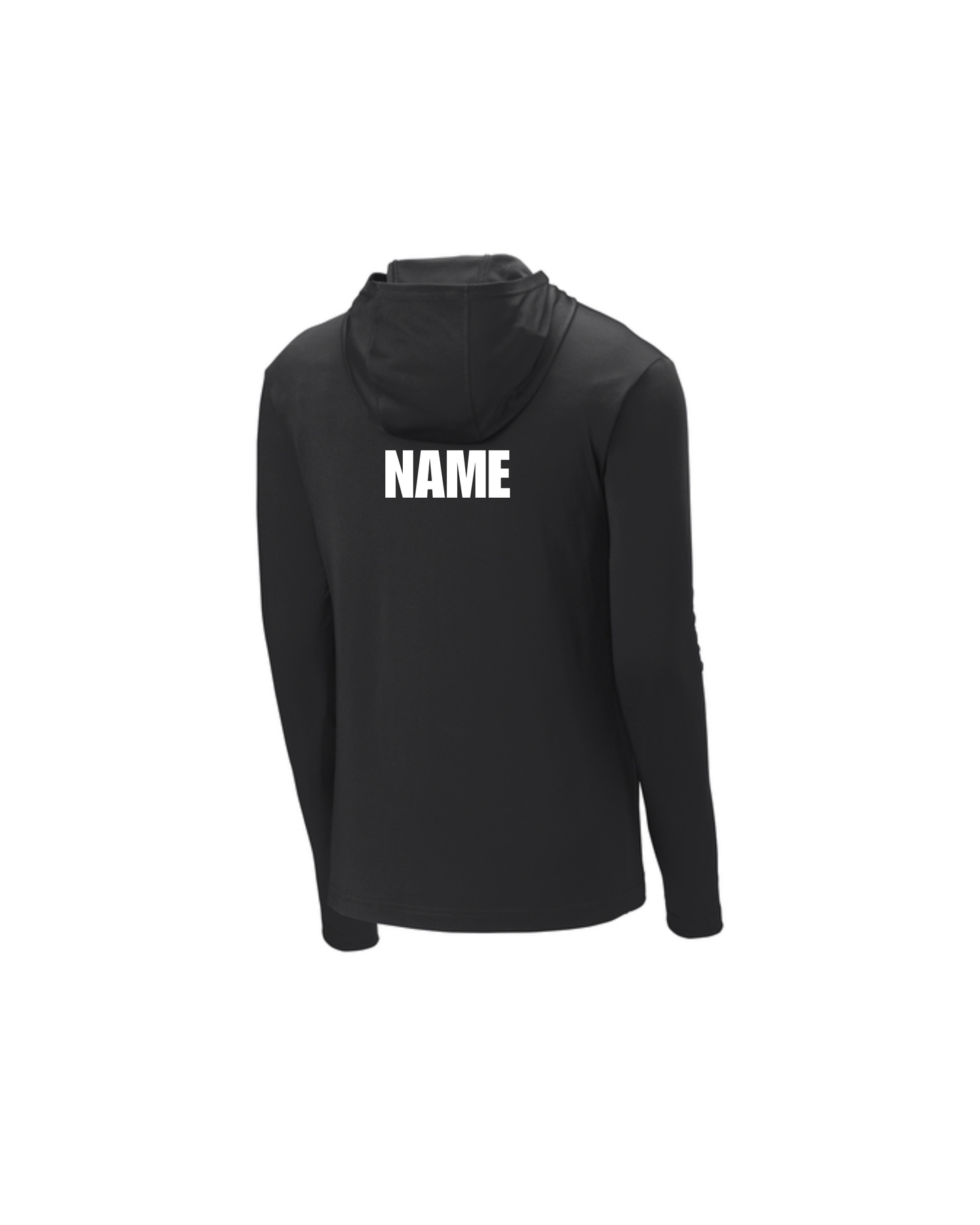 McNair Jr High - Lady Eagles Swim Performance Long Sleeve Hooded Tshirt