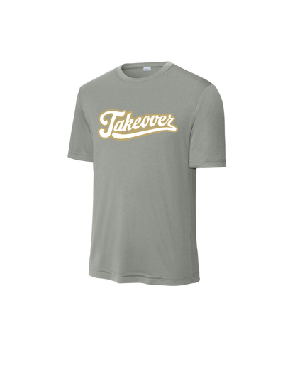 CAT Takeover- Performance Short Sleeve Tee- Cursive Takeover