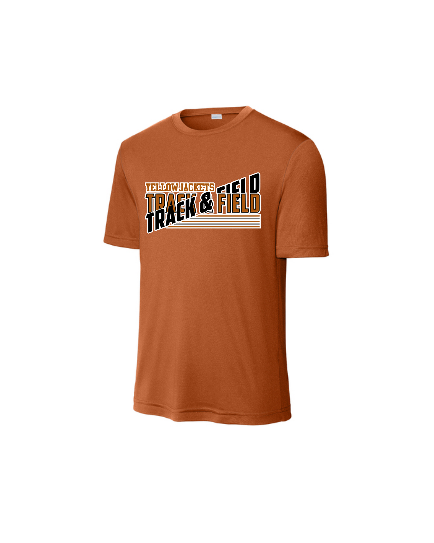 Alvin HS Track and Field- Track and Field Split Performance Short Sleeve Tee
