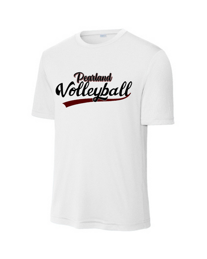 PHS Volleyball-Pearland Volleyball Performance Tee-White