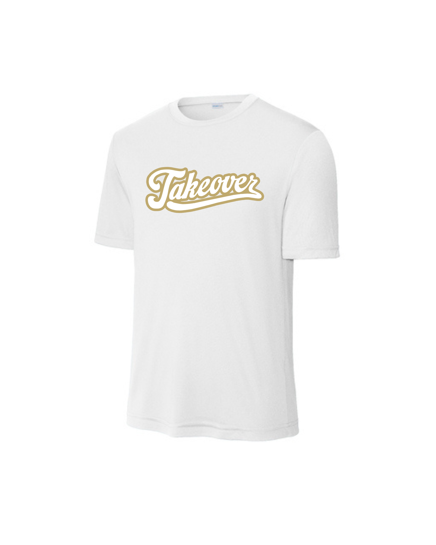 CAT Takeover- Performance Short Sleeve Tee- Cursive Takeover
