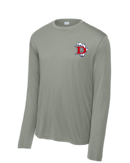 Dawson Baseball - Claw Logo - Long Sleeve Performance Tee