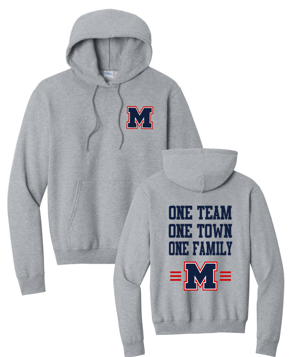 Manvel Volleyball - One Team Cotton Fleece Hoodie