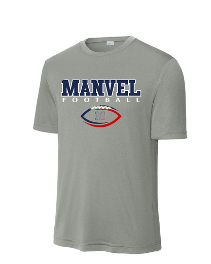 Manvel Football- Manvel Football Short Sleeve Performance Tee