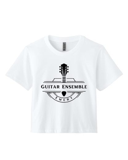 Emery Weiner Guitar Ensemble- Ladies Heavyweight Boxy Crop Tee