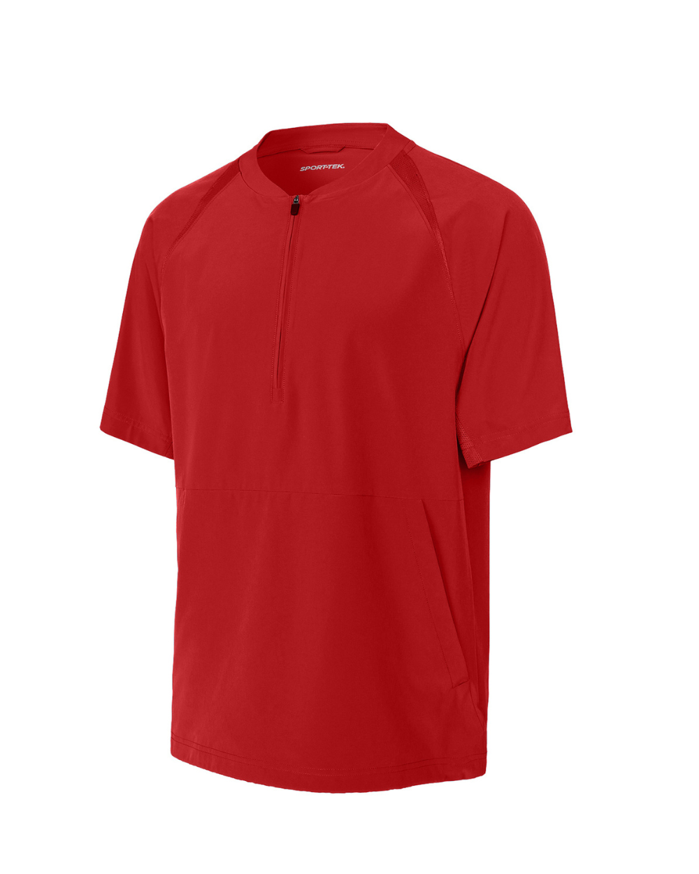 Sport-Tek ® Repeat 1/2-Zip Long Sleeve Hooded Jacket