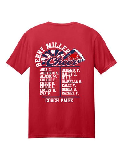 Berry Miller Cheer- Bobcats Cheerleading 2026 Cotton Tee