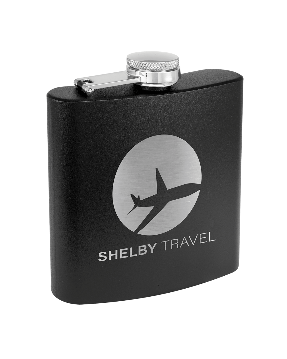 Gift- Laser Engraved Powder Coated  Flask
