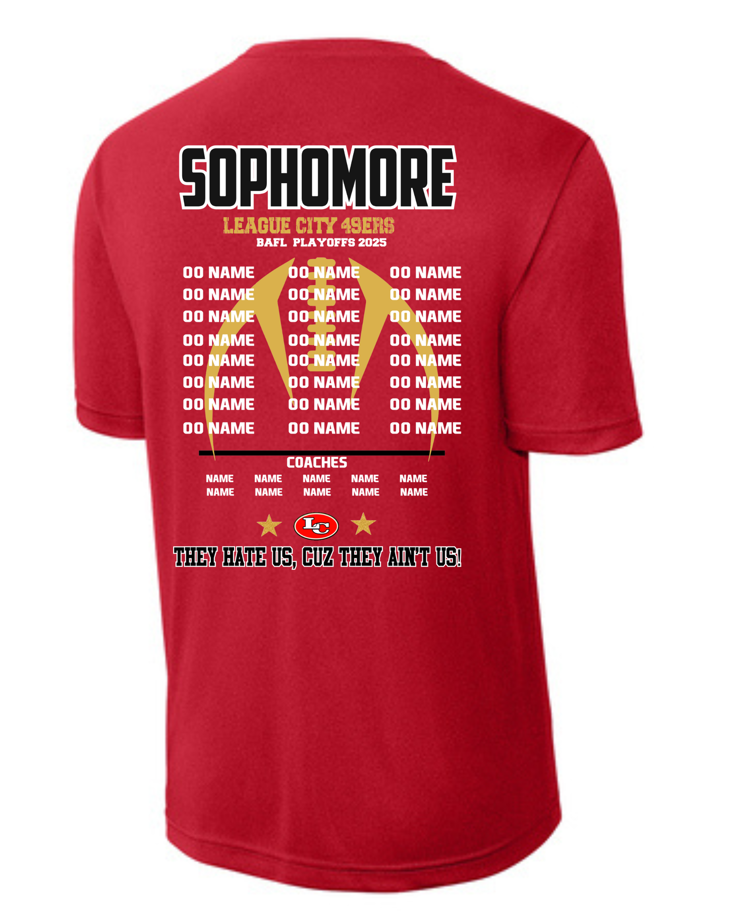 League City 49ers- Playoff Tee 2025 - Performance Tee