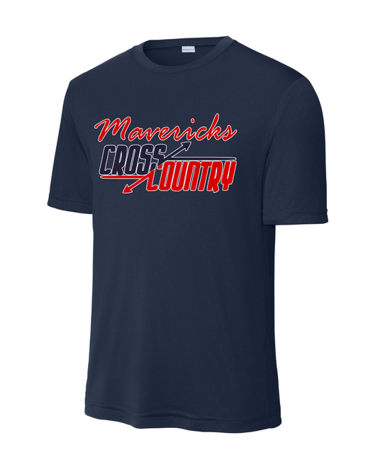Manvel Cross Country-Mavericks Cross Country Short Sleeve Performance Tee