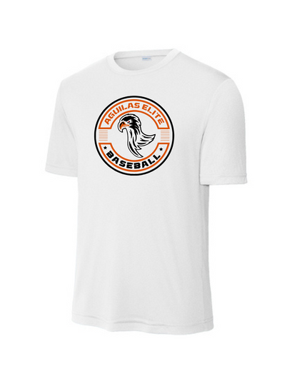 Aguilas Elite- Aguilas Baseball Performance Tee- White