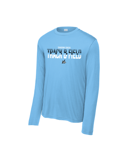 Shadow Creek HS -Split Track and Field Performance Long Sleeve
