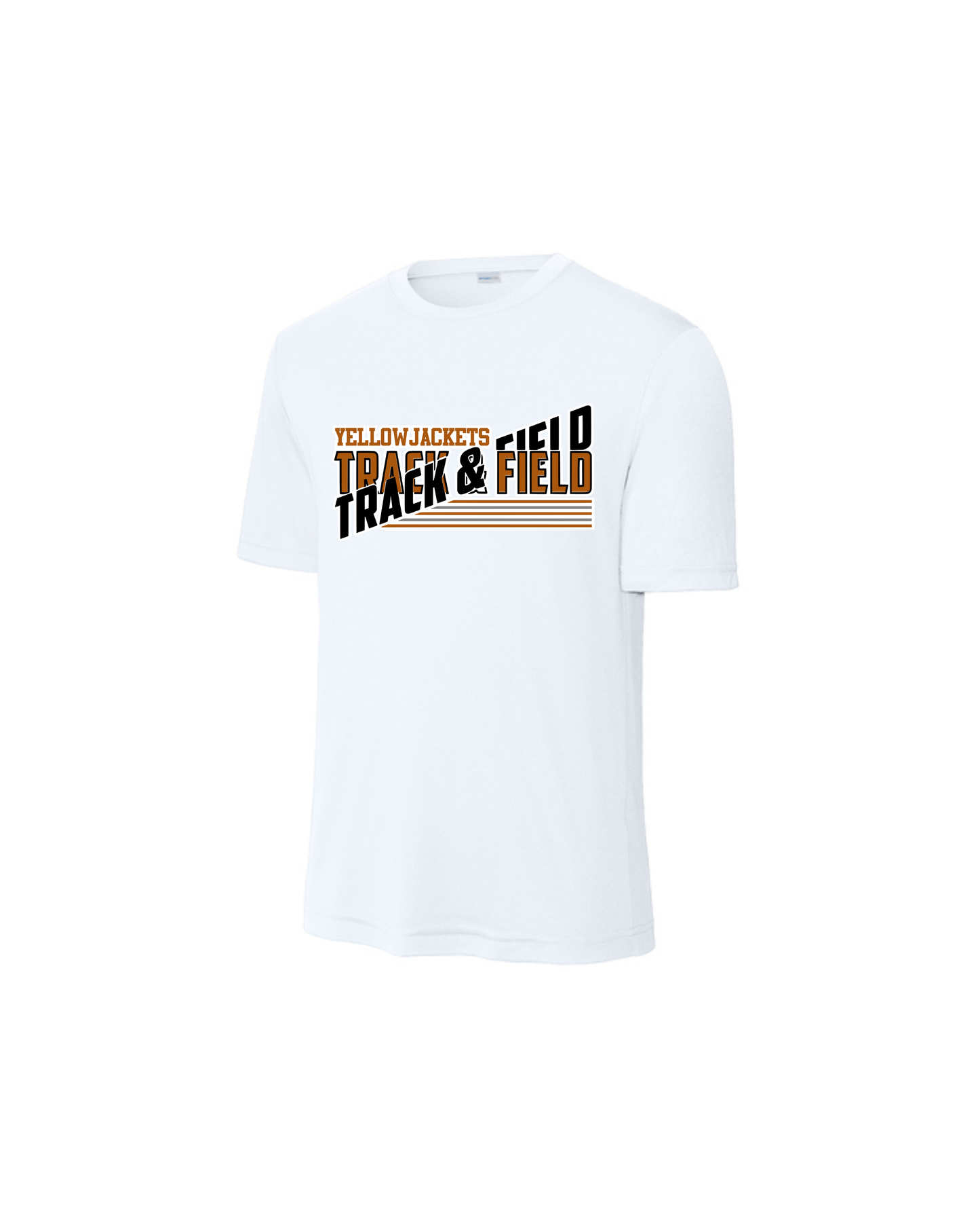 Alvin HS Track and Field- Track and Field Split Performance Short Sleeve Tee