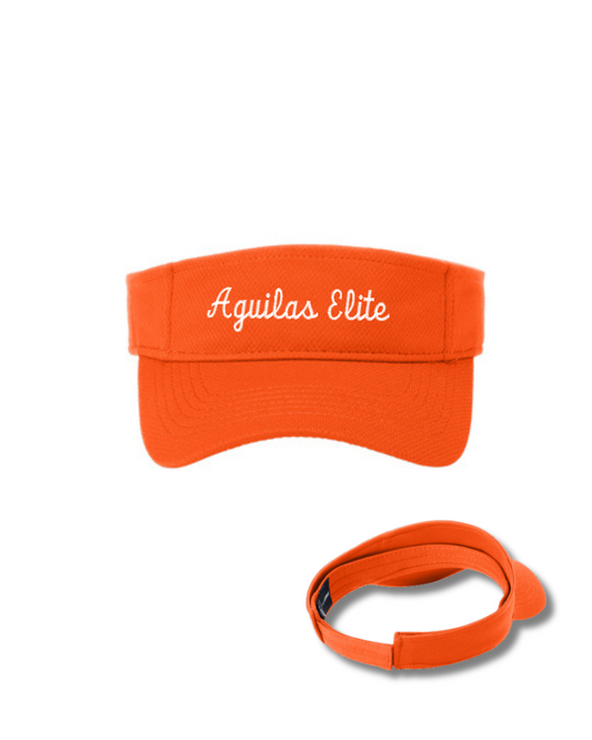 Aguilas Elite- Aguilas Elite Embroidered Visor    Orange