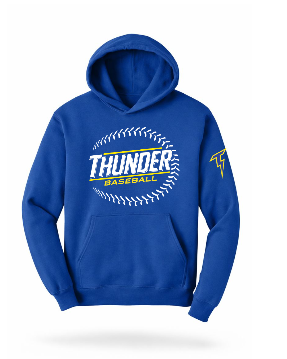 Thunder Baseball-Thunder Baseball  Cotton Blend Hoodie