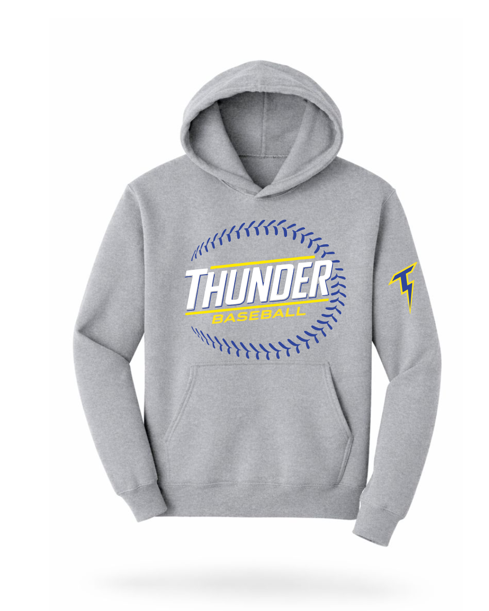 Thunder Baseball-Thunder Baseball  Cotton Blend Hoodie