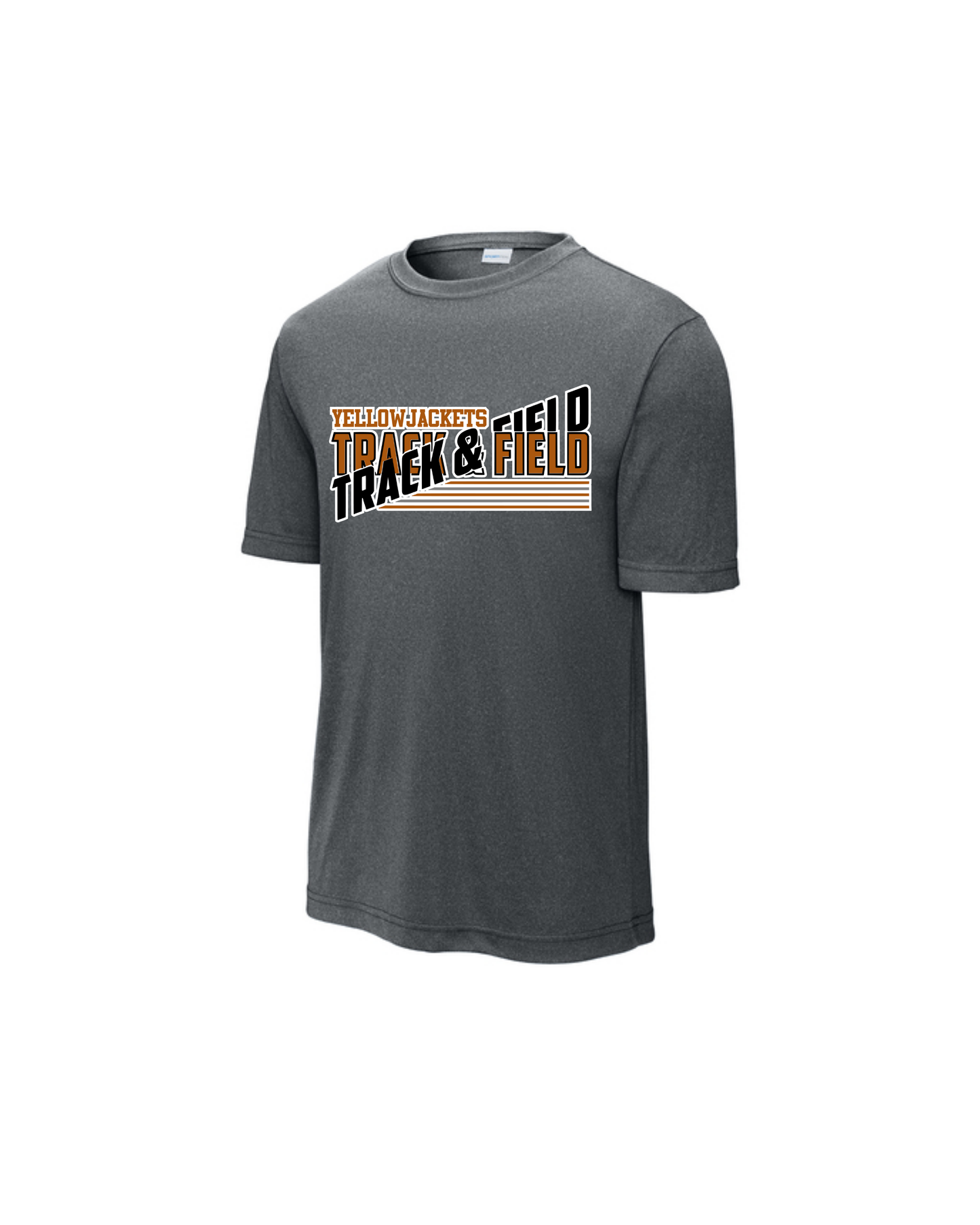 Alvin HS Track and Field- Track and Field Split Performance Short Sleeve Tee