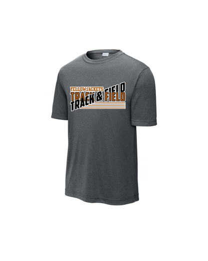 Alvin HS Track and Field- Track and Field Split Performance Short Sleeve Tee
