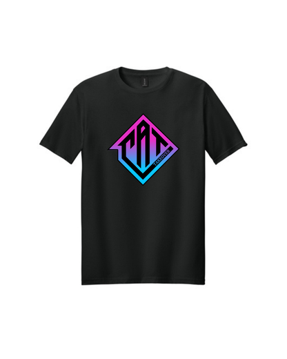 CAT Takeover - Cotton Tee- Blue/ Pink CAT Ombre Logo