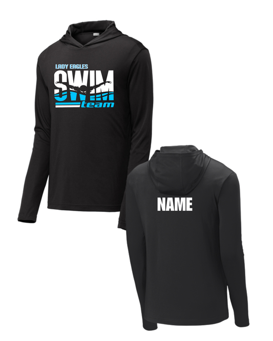 McNair Jr High - Swim Performance Long Sleeve Hooded Tshirt
