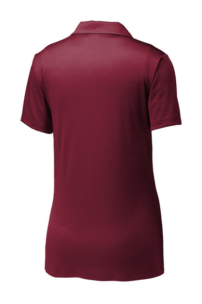 Heights Volleyball- Heights VB Ladies Performance Polo-Maroon
