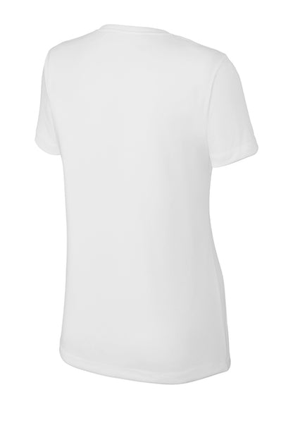 Heights Volleyball-Heights VB Ladies Performance Tee- White