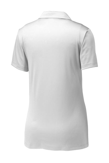Heights Volleyball- Heights VB Ladies Performance Polo-White