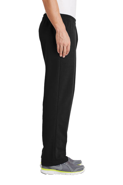 CAT Takeover-  Takeover Maroon  & Gold Cotton Blend Fleece Pants-Black