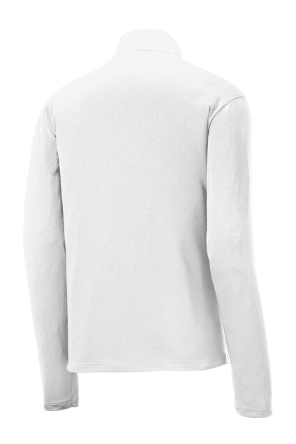 Texas Storm- Quarter Zip Performance Pullover-White