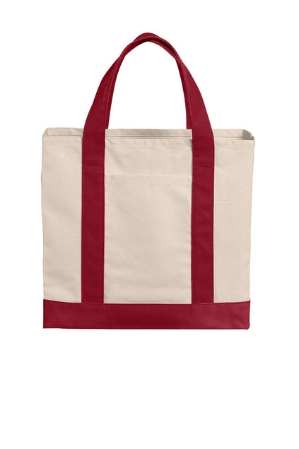 Gift - Embroidered Canvas Two-Tone Tote